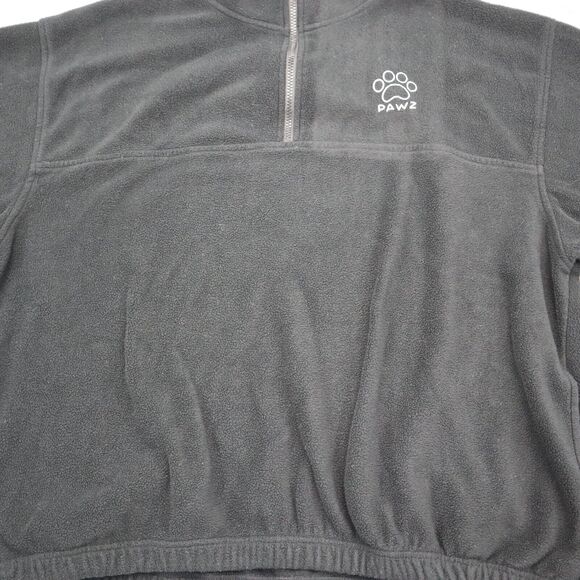 Sierra Pacific Sweatshirt Mens XL Black Long Sleeve 1 4 Zip Fleece Mock Neck - Picture 13 of 16